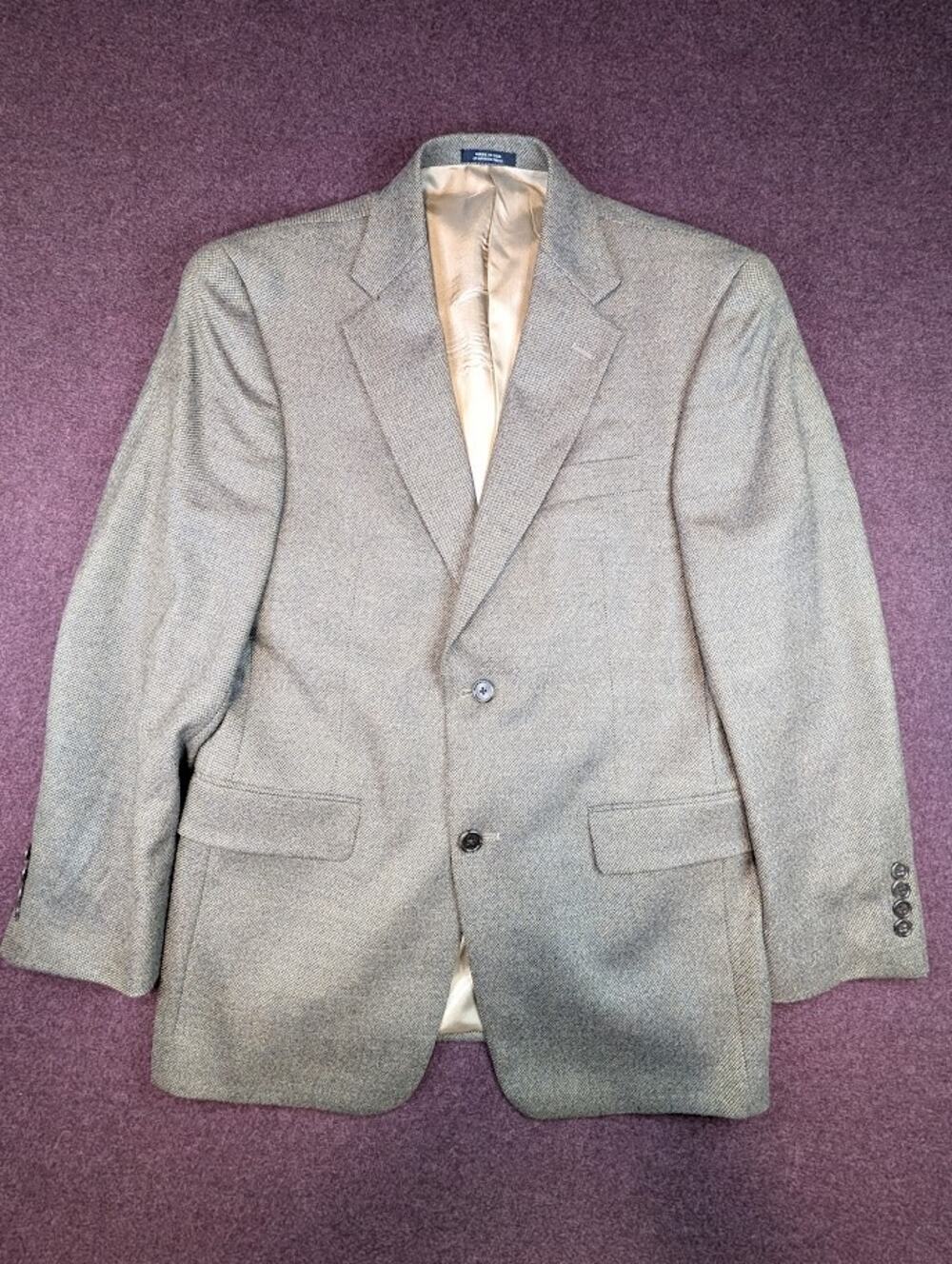 Men's Hart Schaffner Marx 100% Wool Blazer - 38 Short - USA Made